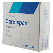 Cardispan Tablets Chewable 1gr 20 Tabsï»¿, Levocarnitineï»¿